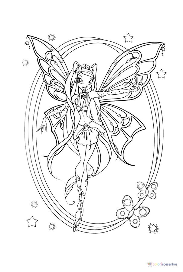 Winx Club para colorir