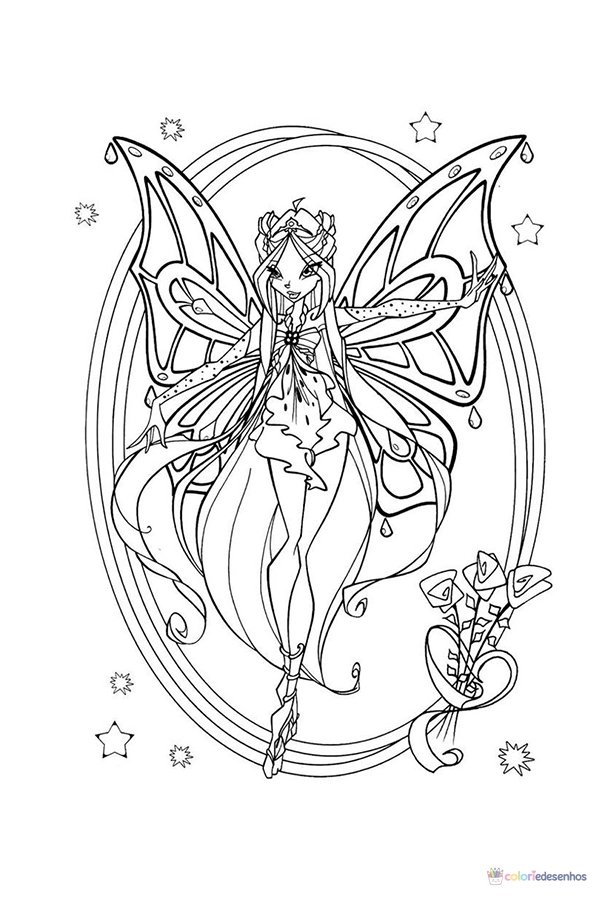 Winx Club para colorir