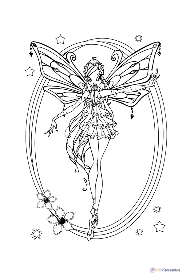 Winx Club para colorir