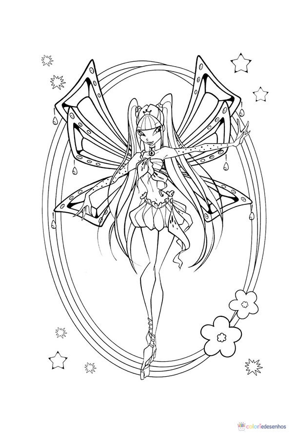 Winx Club para colorir