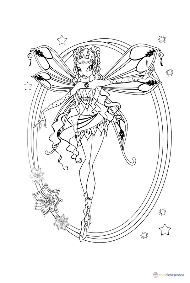 Winx Club para colorir