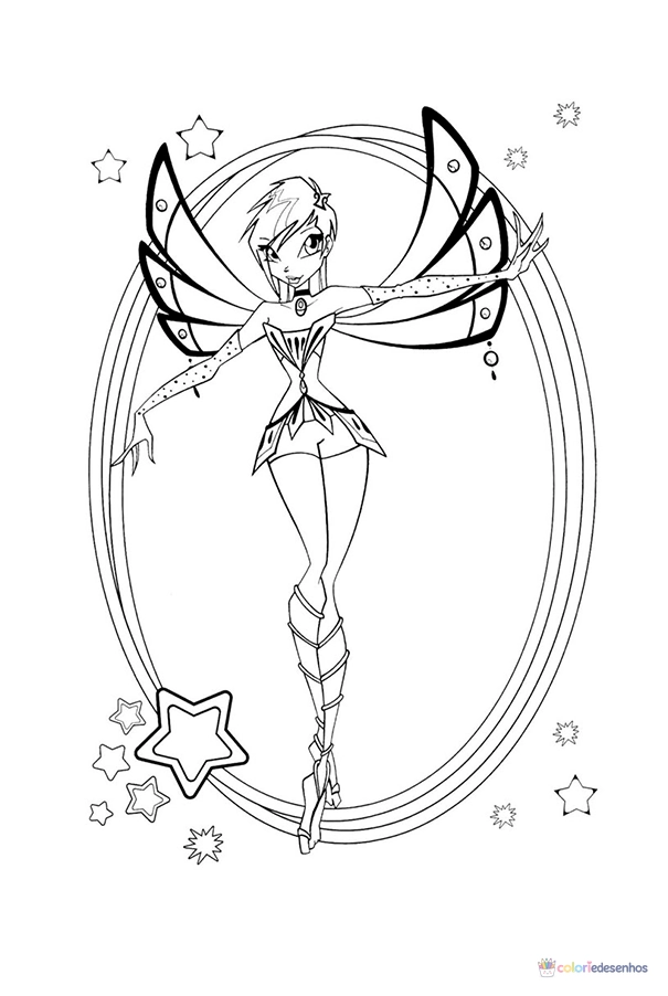 Winx Club para colorir