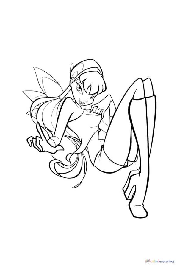 Winx Club para colorir