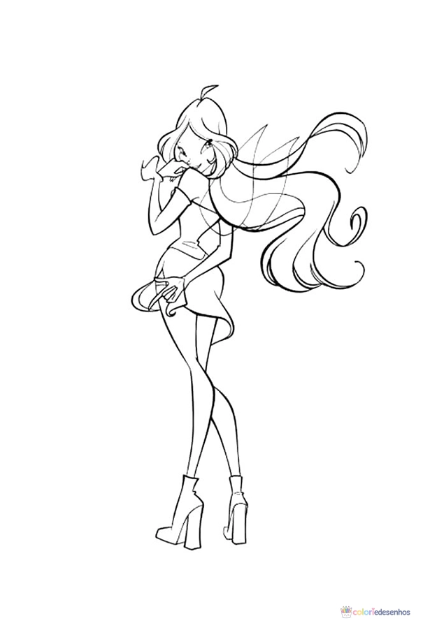 Winx Club para colorir
