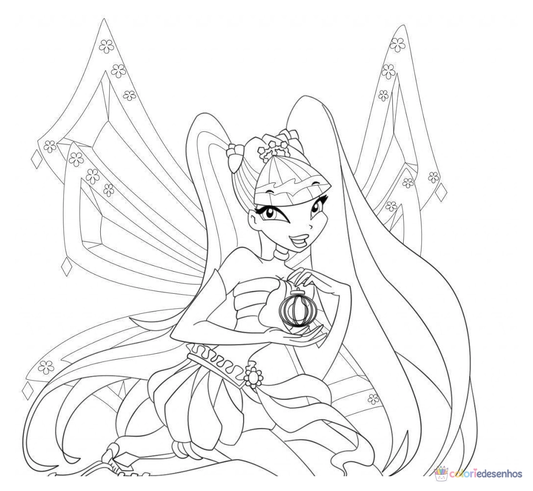 Desenhos de Winx Club para colorir