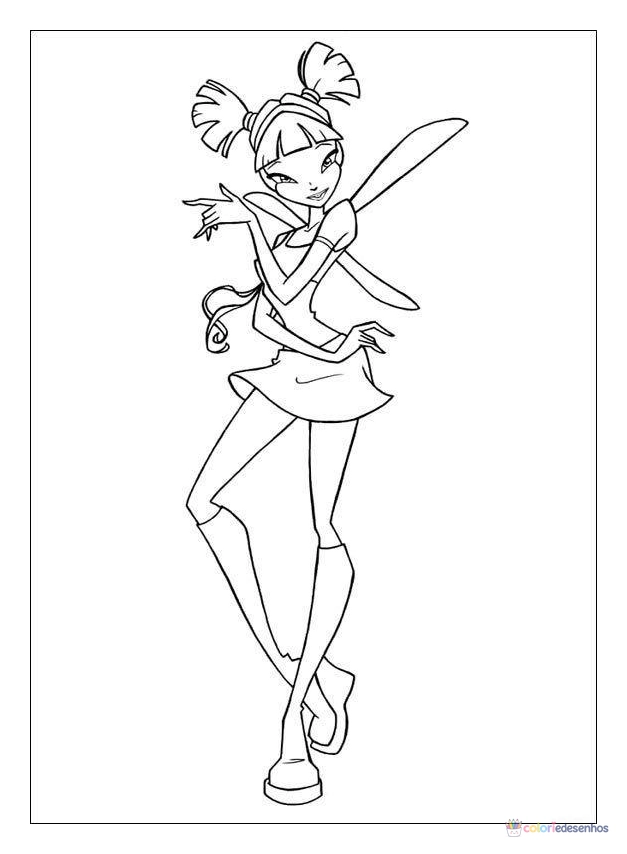 Winx Club para colorir