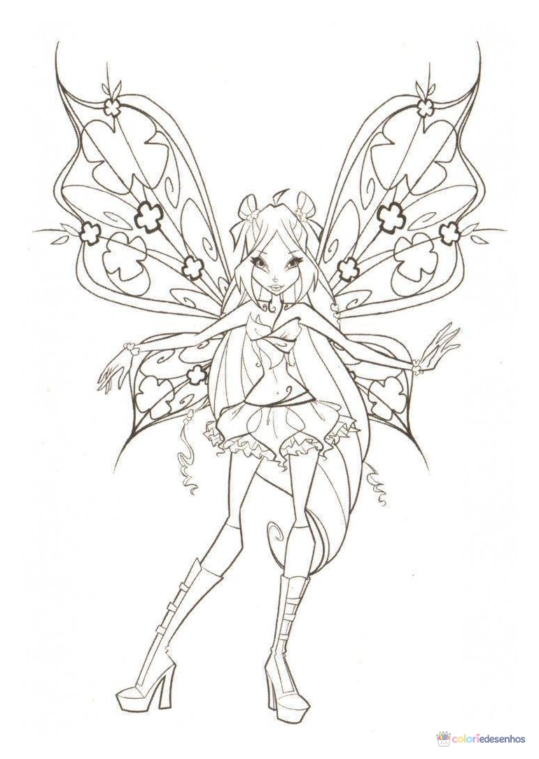 Winx Club para colorir