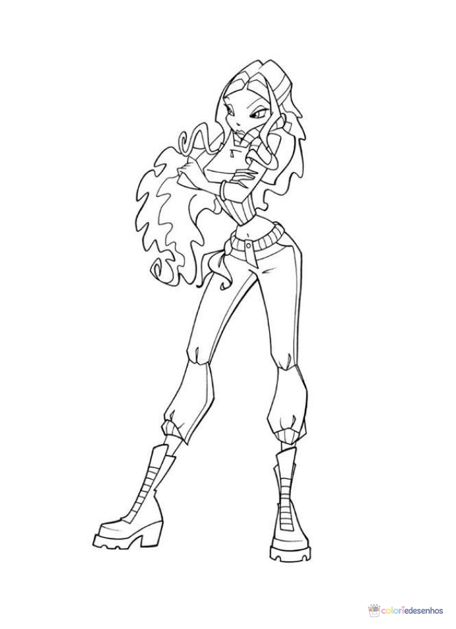 Winx Club para colorir