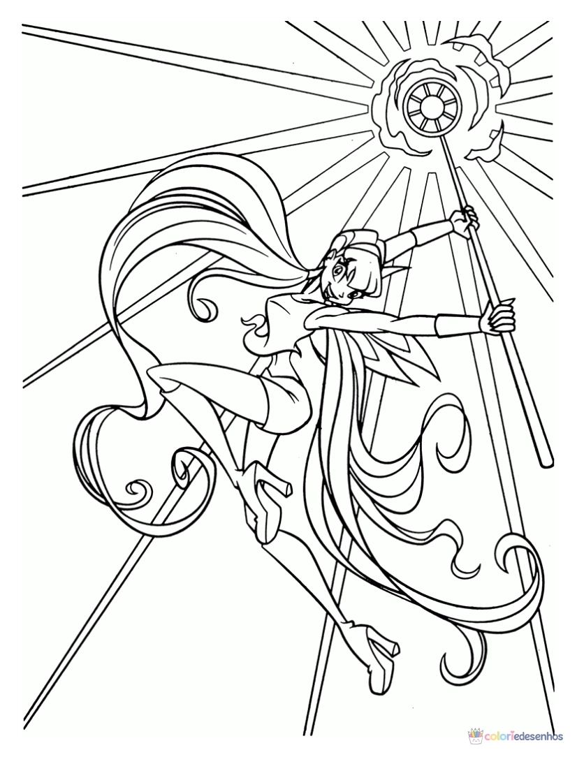 Winx Club para colorir