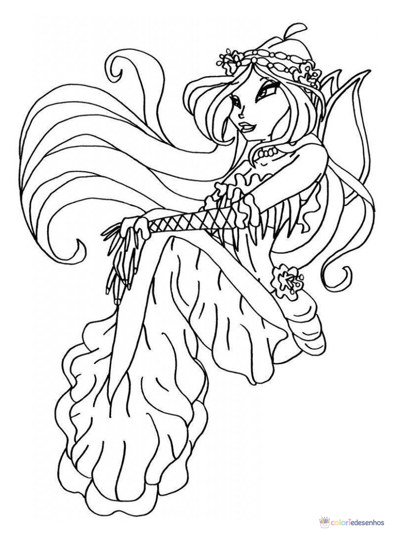 Winx Club para colorir