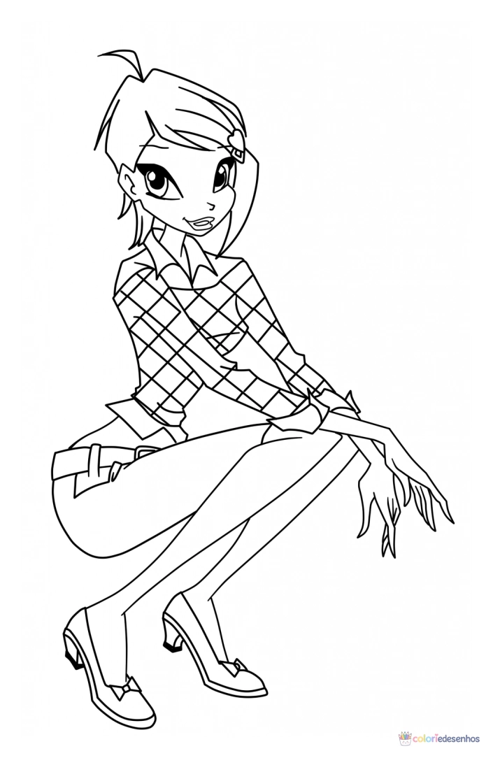 Winx Club para colorir