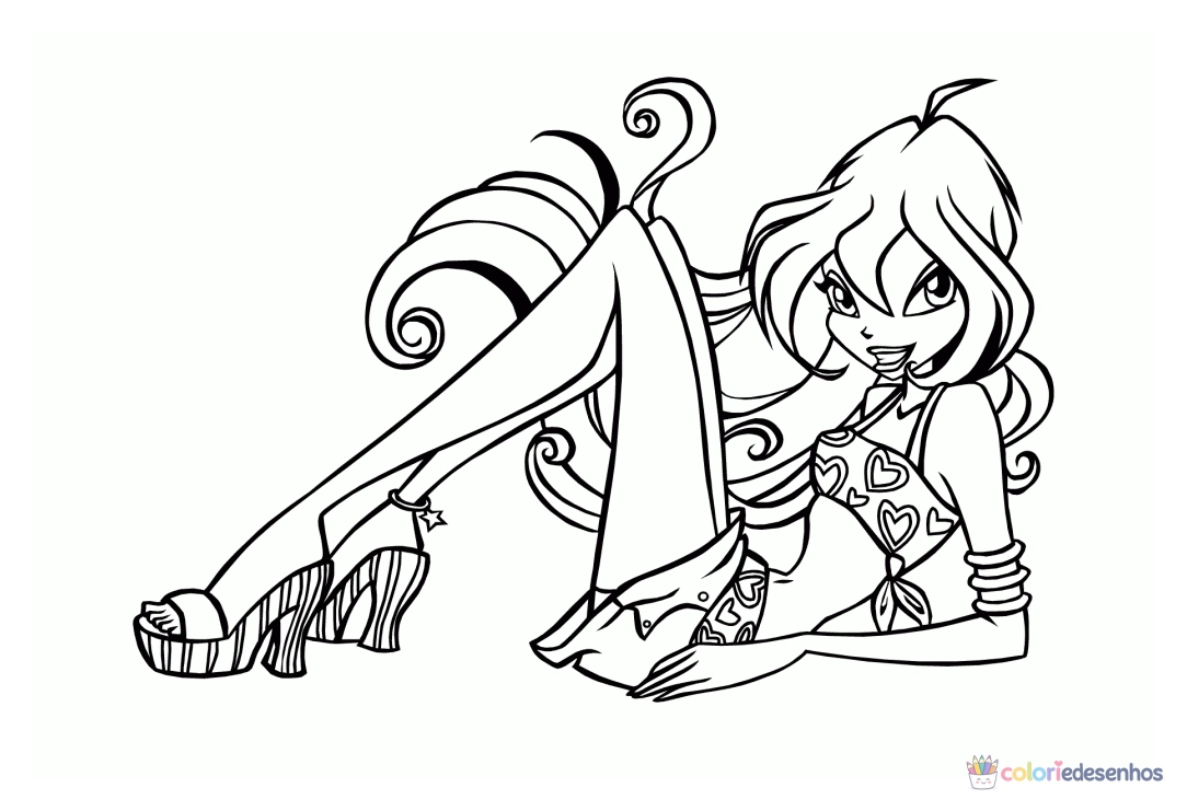 Winx Club para colorir