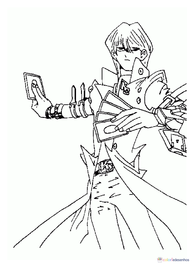 Yu-Gi-Oh para colorir