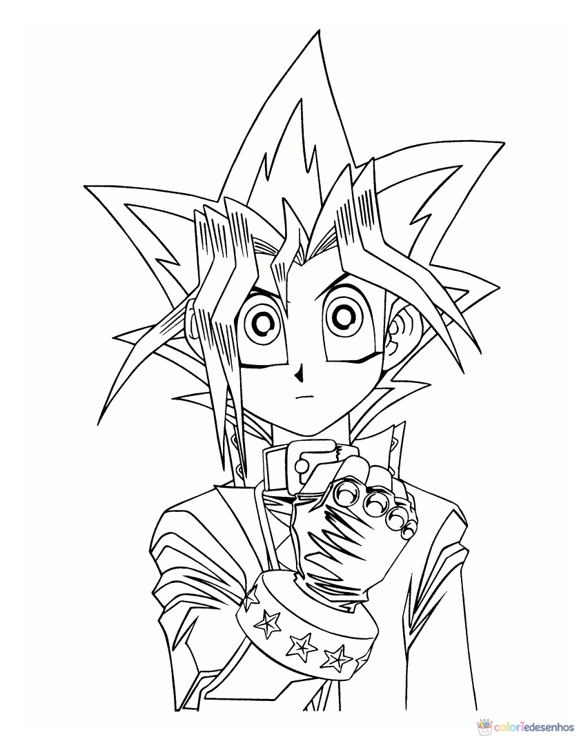 Yu-Gi-Oh para colorir