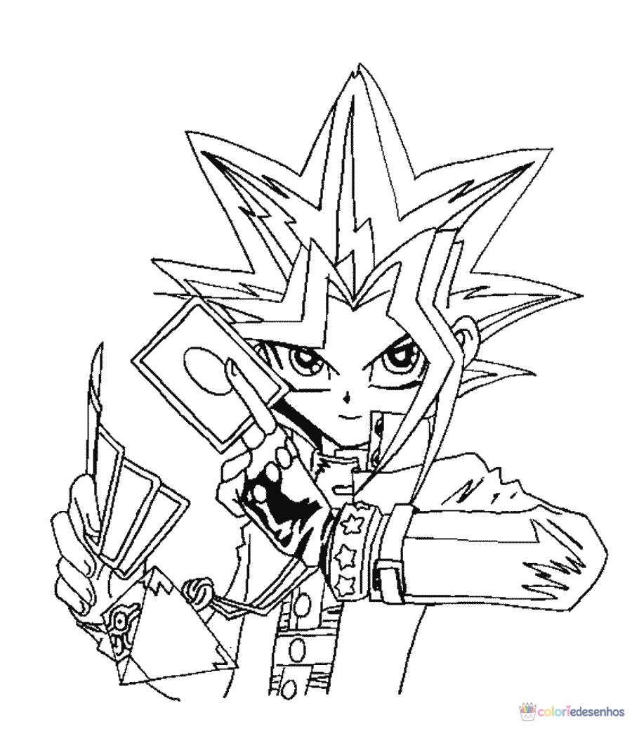 Yu-Gi-Oh para colorir