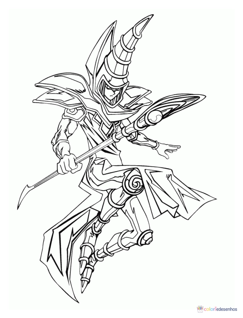 Yu-Gi-Oh para colorir